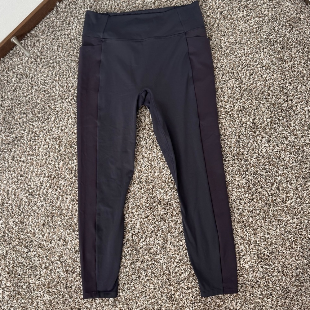 Honeylove 1X Black Sculpting High Rise Leggings w Pockets Shapewear Active